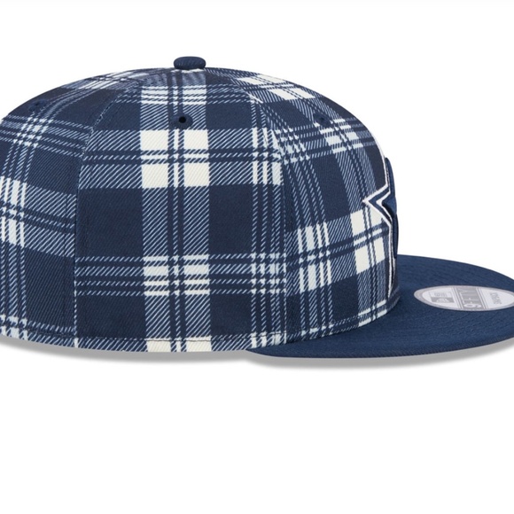 NWT Dallas Cowboys New Era 9FIFTY 2024 Sideline Statement Plaid Snapback Hat - Picture 4 of 10